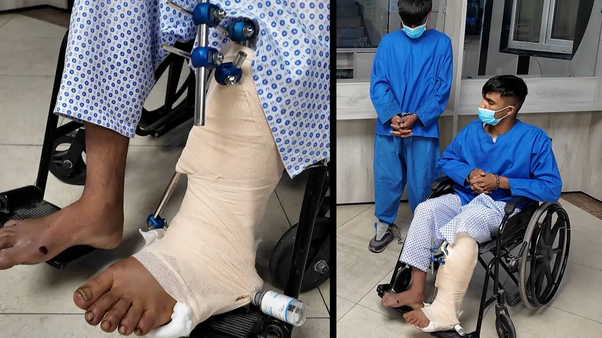 شلیک دقیق پلیس به دزدان سریع خیابان پاسداران