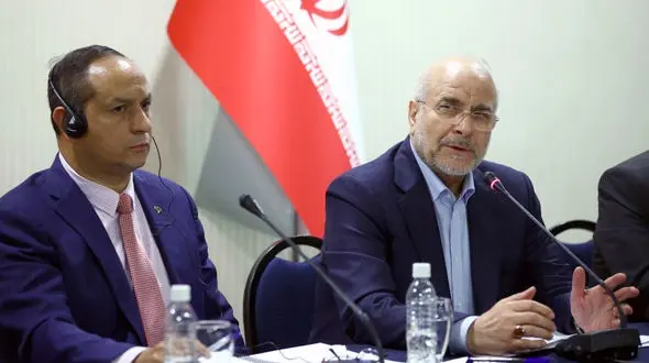 قالیباف: مشکلات بانکی بخش خصوصی ایران و ونزوئلا را پیگیری خواهیم کرد