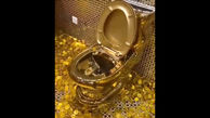 از این توالت فرنگی طلا می بارد ! + فیلم
