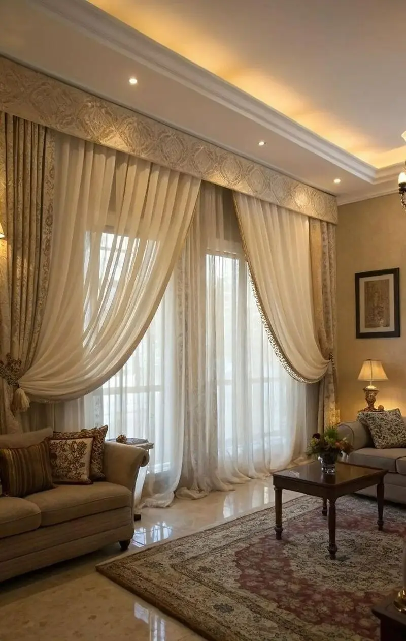پرده های سلطنتی و مجلل