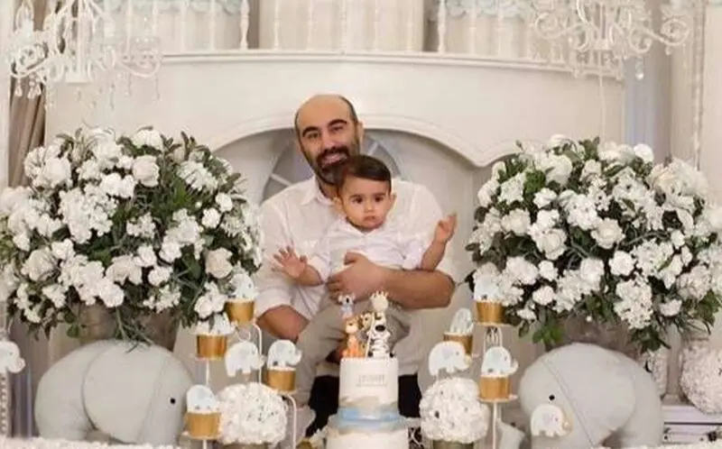 محسن تنابنده و پسرش نامی