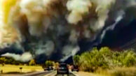 آتش سوزی گسترده در جنگل‌های آمریکا + فیلم 