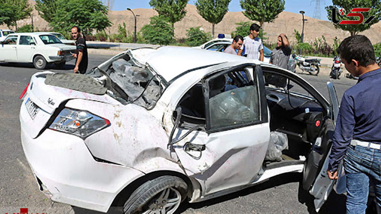 حادثه تلخ برای سرنشینان ساینا در شیراز 