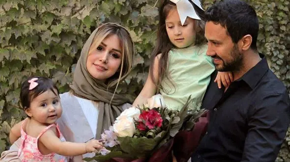 منشوری ترین عکس همسر شاهرخ استخری / سپیده بزمی پور از خط ممنوعه گذشت !