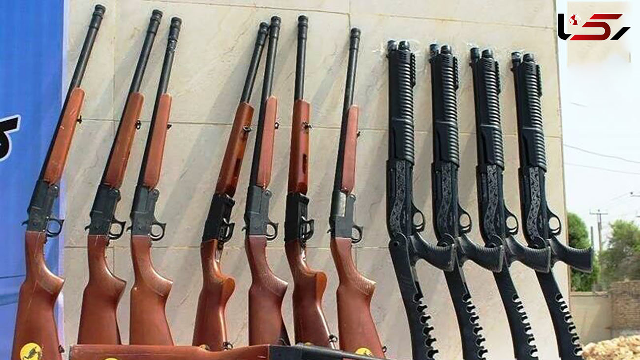کشف 18 قبضه اسلحه شکاری غیر مجاز در تهران