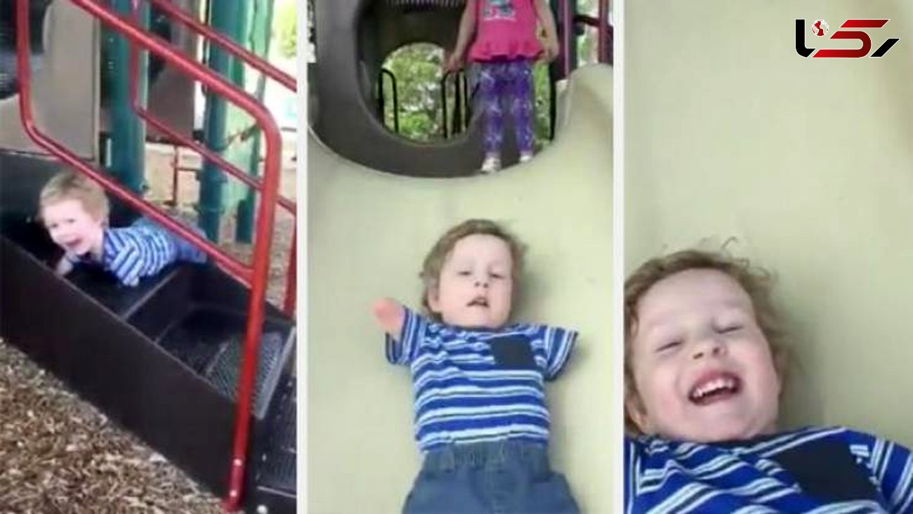 حرکت شگفت انگیز پسر 3 ساله معلول / مادرش به او کمک نکرد + فیلم 