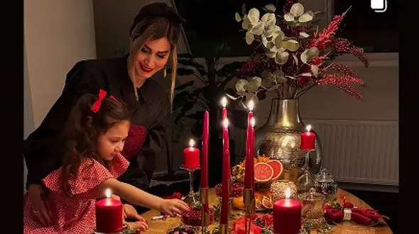 عکس/ گرد و خاک حسابی و تاریخی سپیده بزمی پور با چیدن میزی شاهانه، عاشقانه و البته پاییزی برای تولد شاهرخ استخری؛ از بروسکاتا تا سالاد اسفناج و روکولا