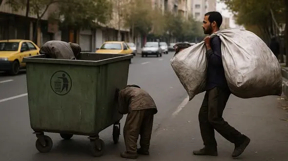  زباله‌گردی در تهران کاهش یافت