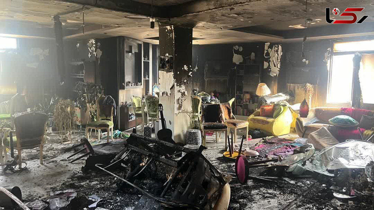 آتش سوزی هولناک خانه مسکونی در کرج