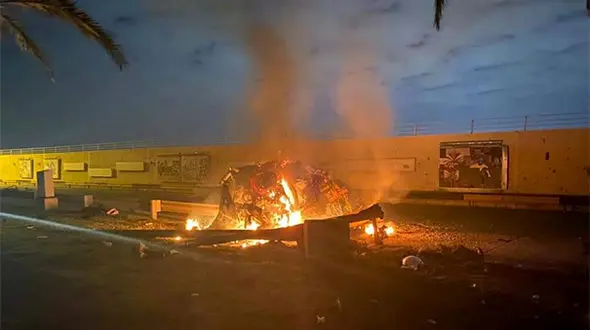 مبدا پهپادهایی که سردار سلیمانی را به شهادت رساندند کجا بود؟