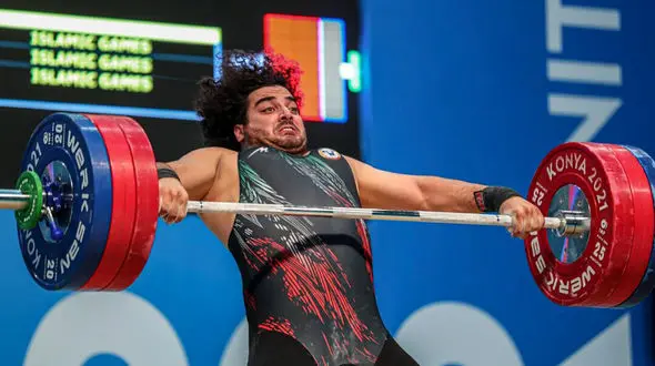وزنه‌برداری قهرمانی آسیا/ مهدی کرمی برنزی شد