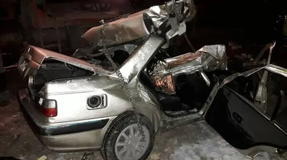 5 زن و مرد در آتش دو پژو کشته شدند / در جاده رامشیر - امیدیه رخ داد + عکس