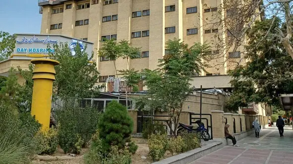 انفجار لوله گاز در نزدیکی بیمارستان دی 