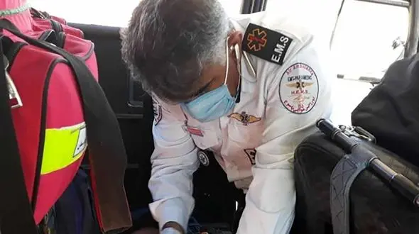  اورژانس هوایی فرشته نجات کودک 11 یاسوجی شد + فیلم