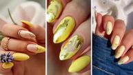 مدل‌ های مدرن طراحی ناخن زرد کره‌ ای که جذابیت شما را چند برابر می‌ کند