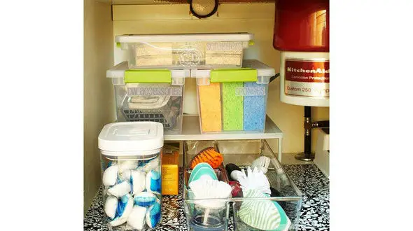 5 روش تمیزکاری  کابینت زیر سینک ظرفشویی