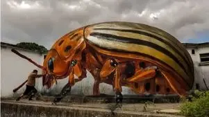 تحولی در هنر سه بعدی جهان: شاهکارهای نقاش پرتغالی با بتن / عکس