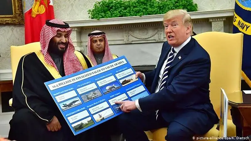 دونالد ترامپ و بن سلمان