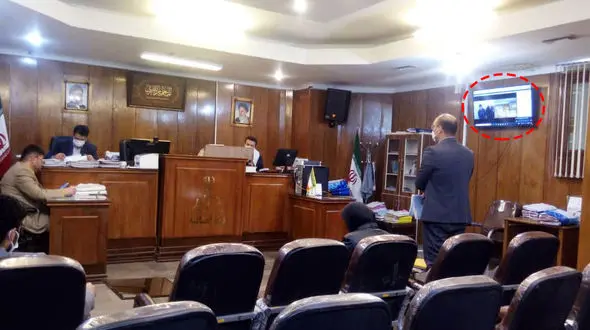 محاکمه آنلاین در دادگاه کرج / قاتل از زندان اعتراف کرد + عکس