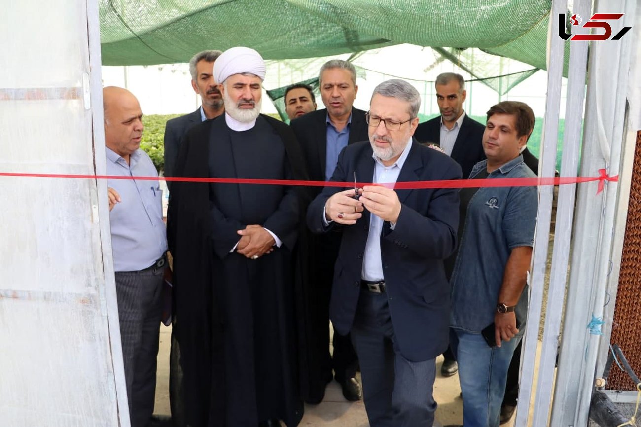 افتتاح یک واحد گلخانه سبزی و صیفی در شهرستان آبیک