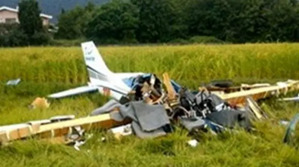 سقوط مرگبار یک هواپیما در آمریکا+ عکس