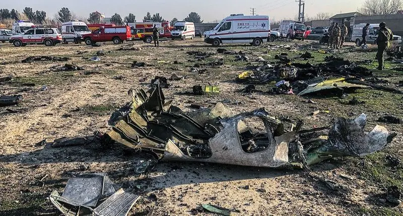 تصاویر : سقوط هواپیمای اوکراینی
