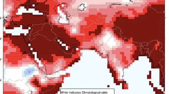 ناهنجاری دمایی هفته سوم مرداد در 40 سال اخیر بی سابقه است/ احتمال شکسته شدن رکورد تاریخی دمای تهران برای فردا 