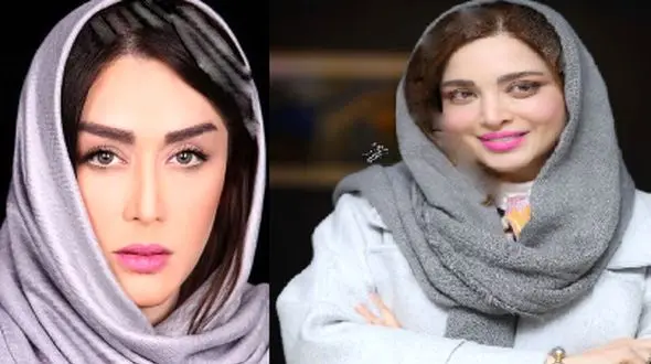 درخشش بهنوش طباطبایی و سارا منجزی‌پور، همسر محمد علیزاده با تیپ و استایل مشکی و سنجاق سینه‌های طلایی و سرخابی +فیلم و عکس