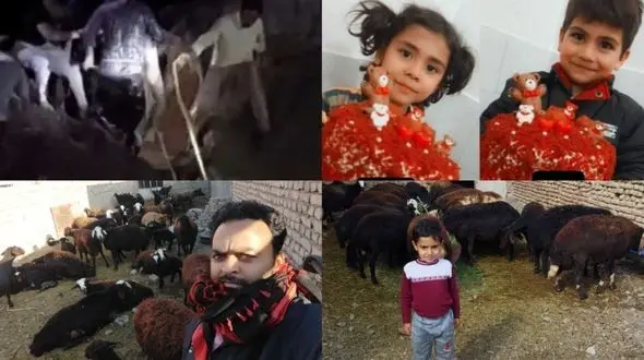 فیلم لحظه های دردناک مرگ تلخ 2 کودک ! / چوپان فداکار فقط به 2 کودک رسید ! + گفتگو