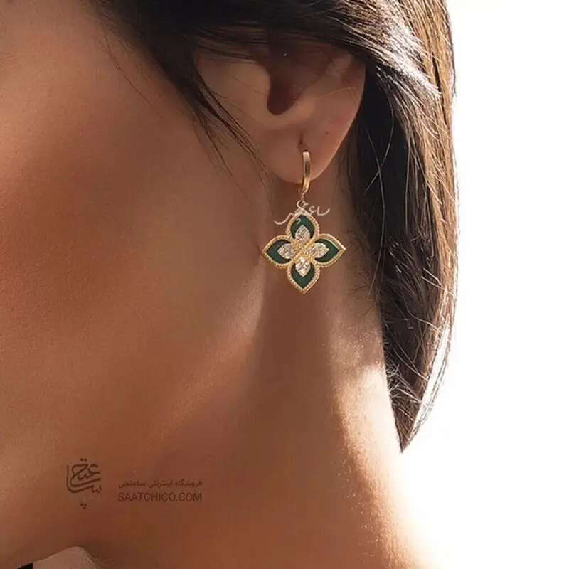 مدل آویز دار گوشوارخ حلقه ای جدید