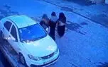 فیلم دوربین مداربسته لحظه زورگیری خشن از زنان سالمند در بندرترکمن 