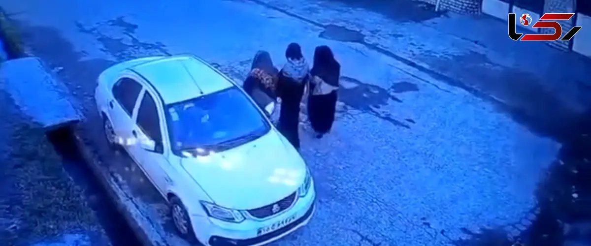 فیلم دوربین مداربسته لحظه زورگیری خشن از زنان سالمند در بندرترکمن 