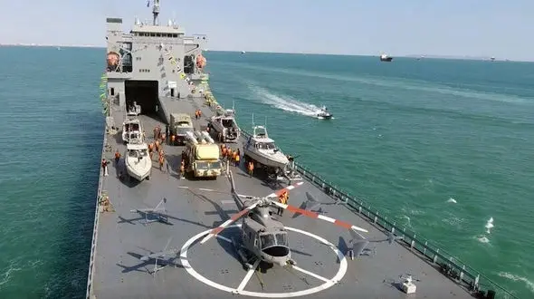 بازگشت پنجمین ناو گروه نیروی دریایی سپاه پس از ۳۹ روز ماموریت