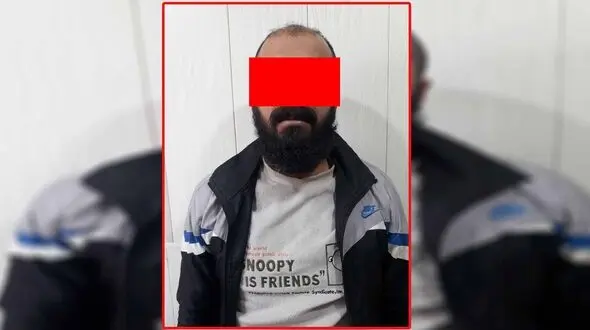 دستگیری متهم آبادانی بالای چراغ برق +عکس