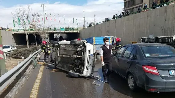 یک هفته خونین در خیابان های تهران / 6 نفر در تصادفات جان باختند