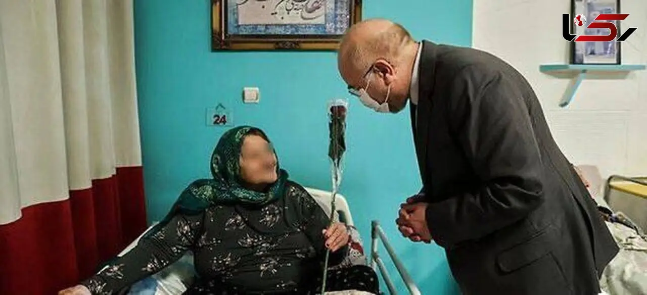 قالیباف شب یلدا را با سالمندان گذراند + عکس