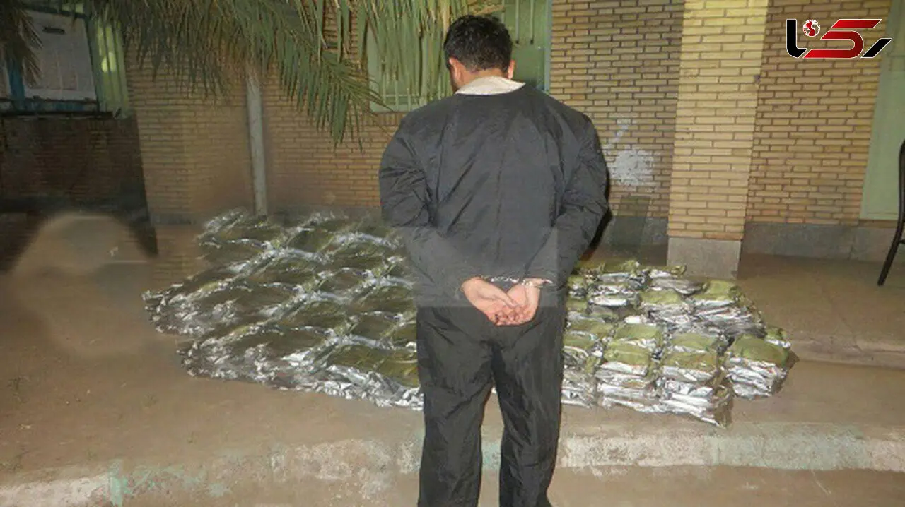 قاچاق گستاخانه محموله تریاک با تریلر زردرنگ+ عکس