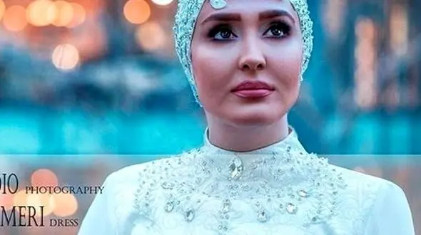 زهره فکور در لباس عروس | زهره فکور ازدواج کرد