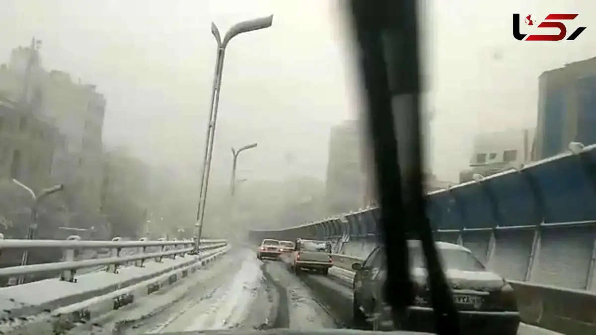 غافلگیری تهران در آبان؛ وقتی برف چهره شهر را عوض کرد!