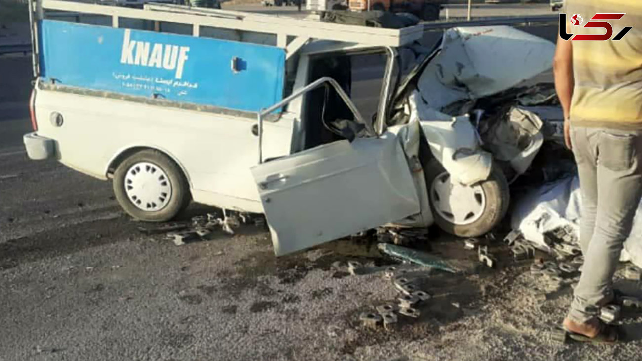 تصادف در جاده دامغان با 4 زخمی + عکس ها