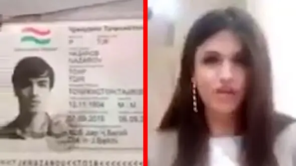 دستگیری  مرد زن نما در فرودگاه +فیلم / مسکو