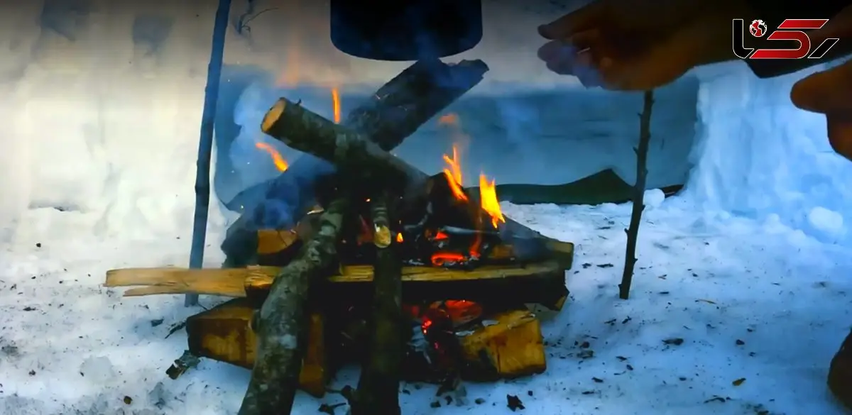 فیلم زمستان سخت اما تماشایی /  طبیعت‌گردی در ارتفاعاتی با پوشش برف دو متری + فیلم