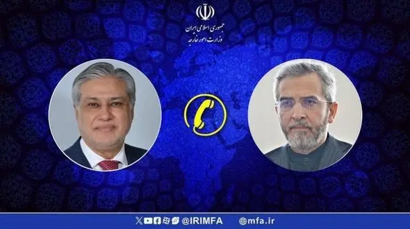 گفتگوی تلفنی سرپرست وزارت امور خارجه با وزیر خارجه پاکستان