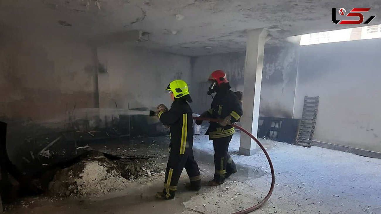عکس های عملیات ویژه برای نجات 7 مشهدی گرفتار در آتش