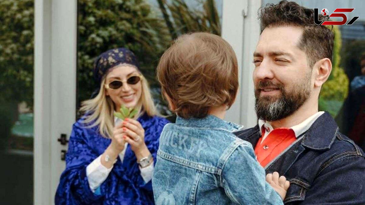 فیلم/ رونمایی از چهره پسر بازیگر مشهور + گفت و گوی بانمک ایرج طهماسب با پسر بهرام رادان و مینا مختاری 