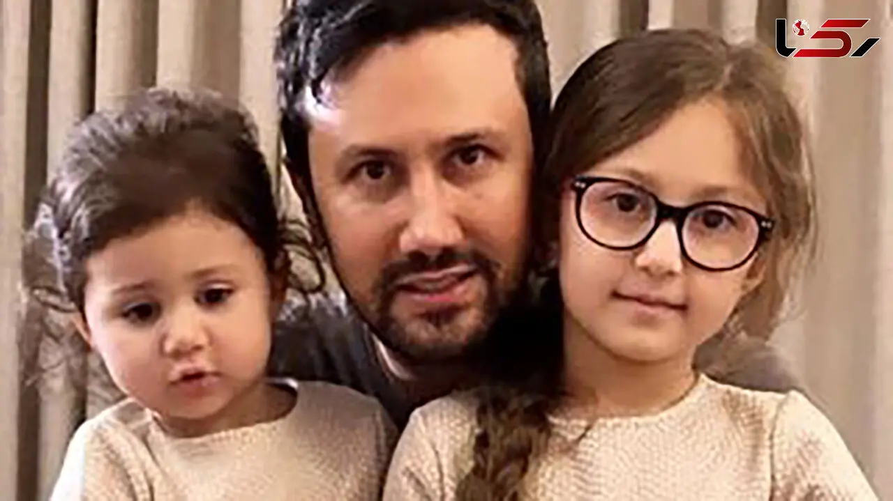 دختران آقای بازیگر در کنار درخت کریسمس+ عکس 