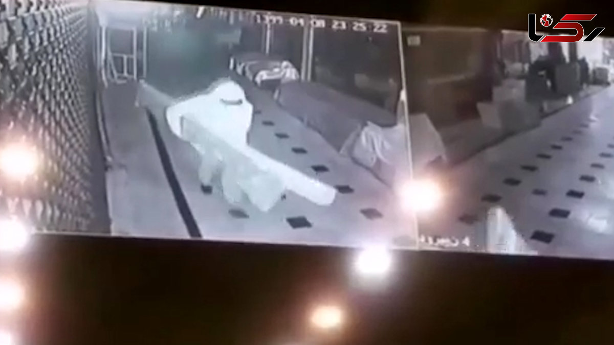 سرقت عجیب با لباس ضد کرونا در قائم‌ شهر + فیلم