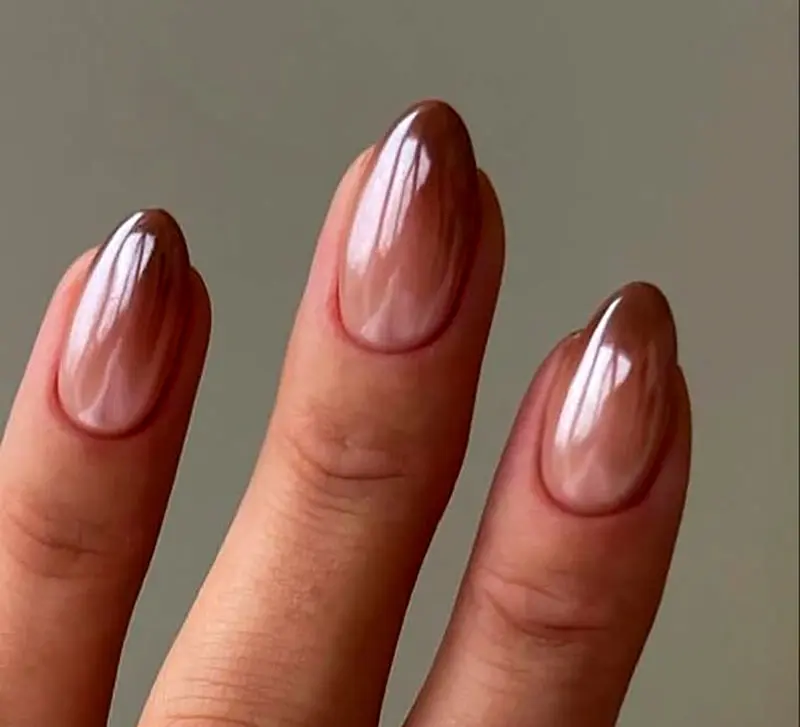 طرح ناخن ساده و شیک دخترانه