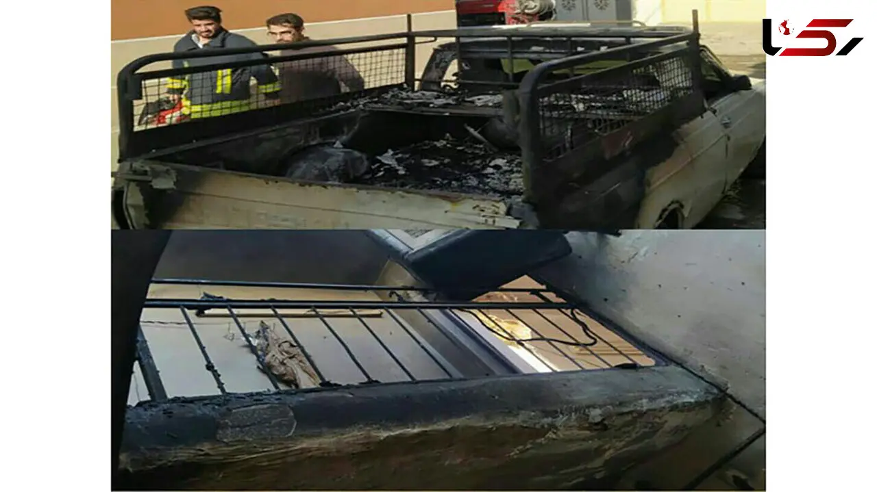 نجات معجزه آسای مادر و فرزندش از میان شعله های آتش / در کرمانشاه رخ داد