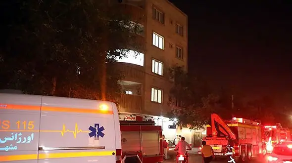 معجزه برای 4 زن و مرد مشهدی زیر آوار / انفجار بامدادی در خانه ویلایی + عکس